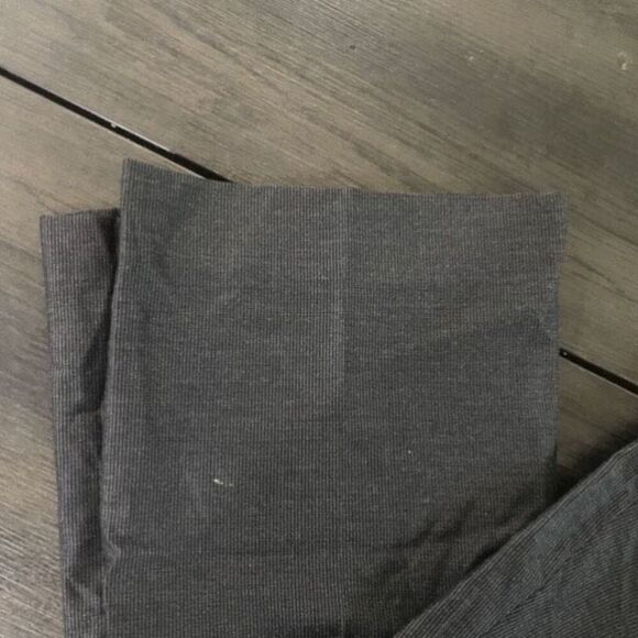 Ann Taylor loft petites size 12P style Julie gray stripes - Picture 2 of 7